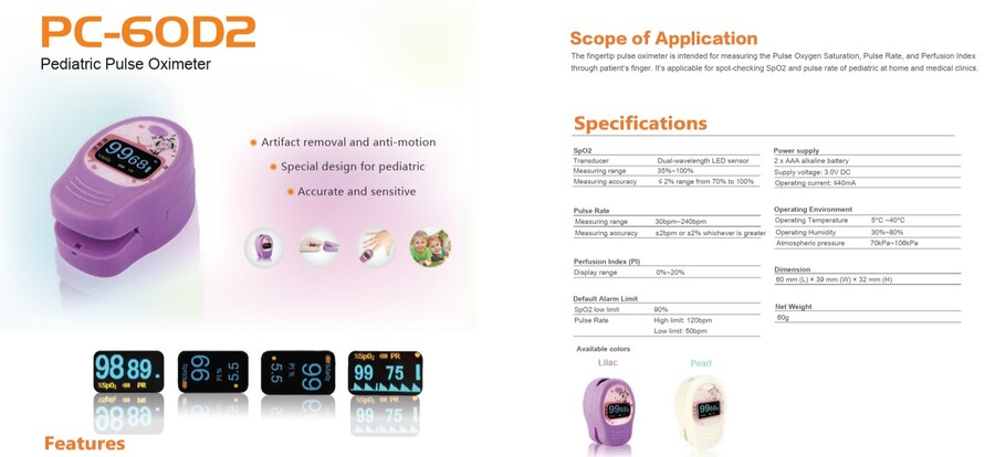 Pulse oximeter 60D2